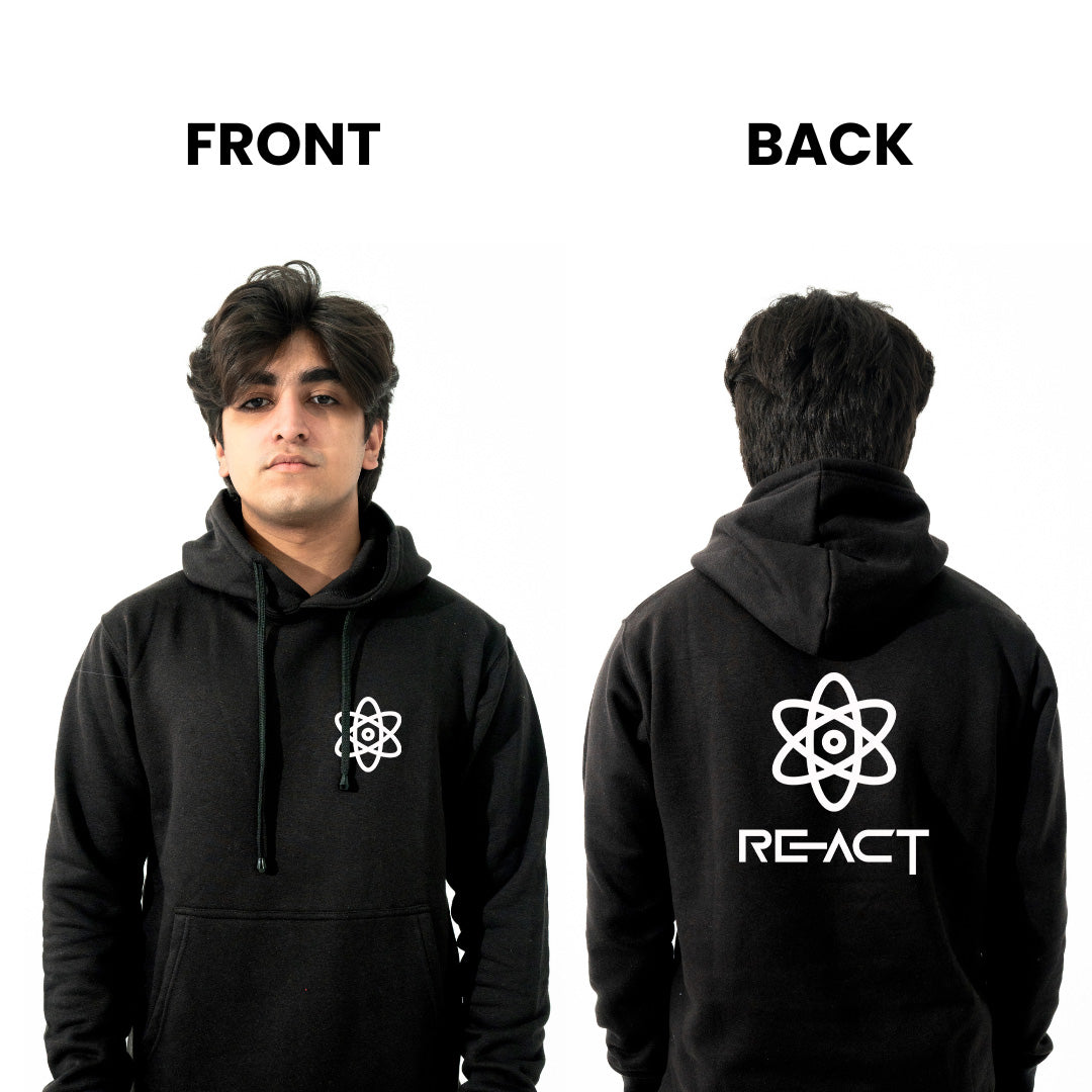 React Hoodie – Premium Hoodie for React Developers & JavaScript Coders