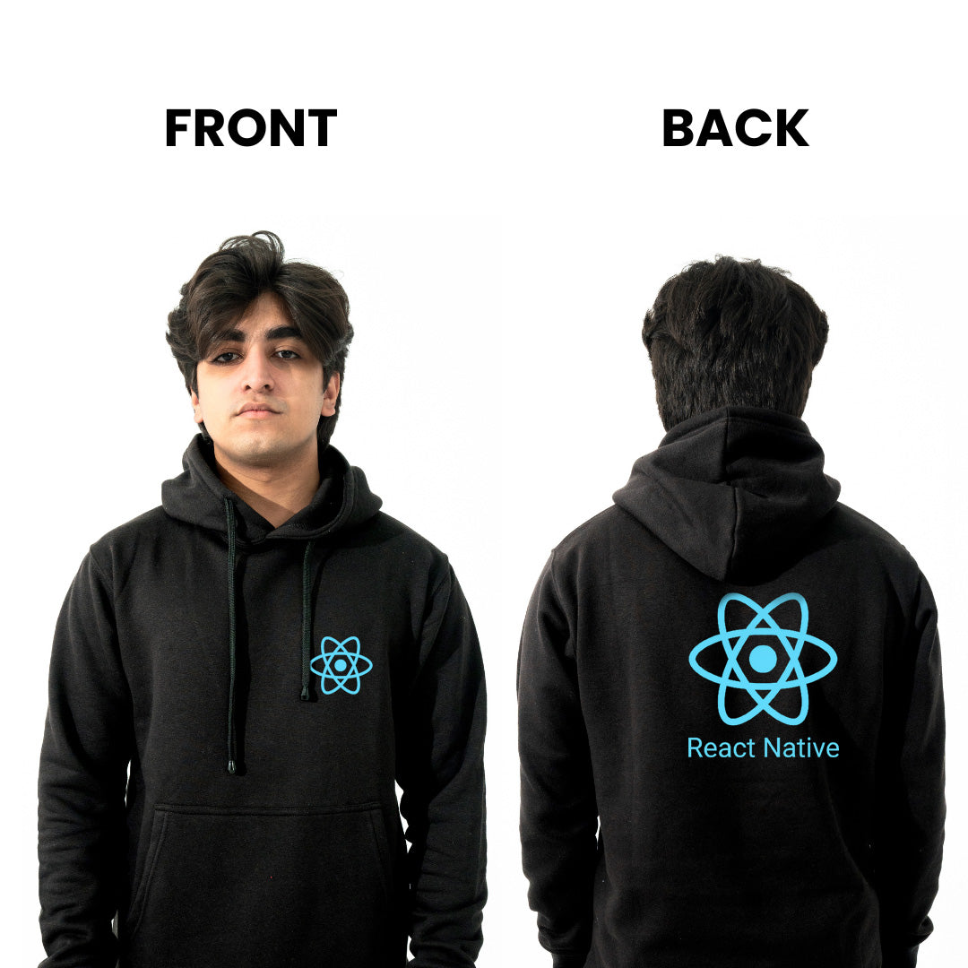 React Native Hoodie for Developers - Premium Cotton Fleece
