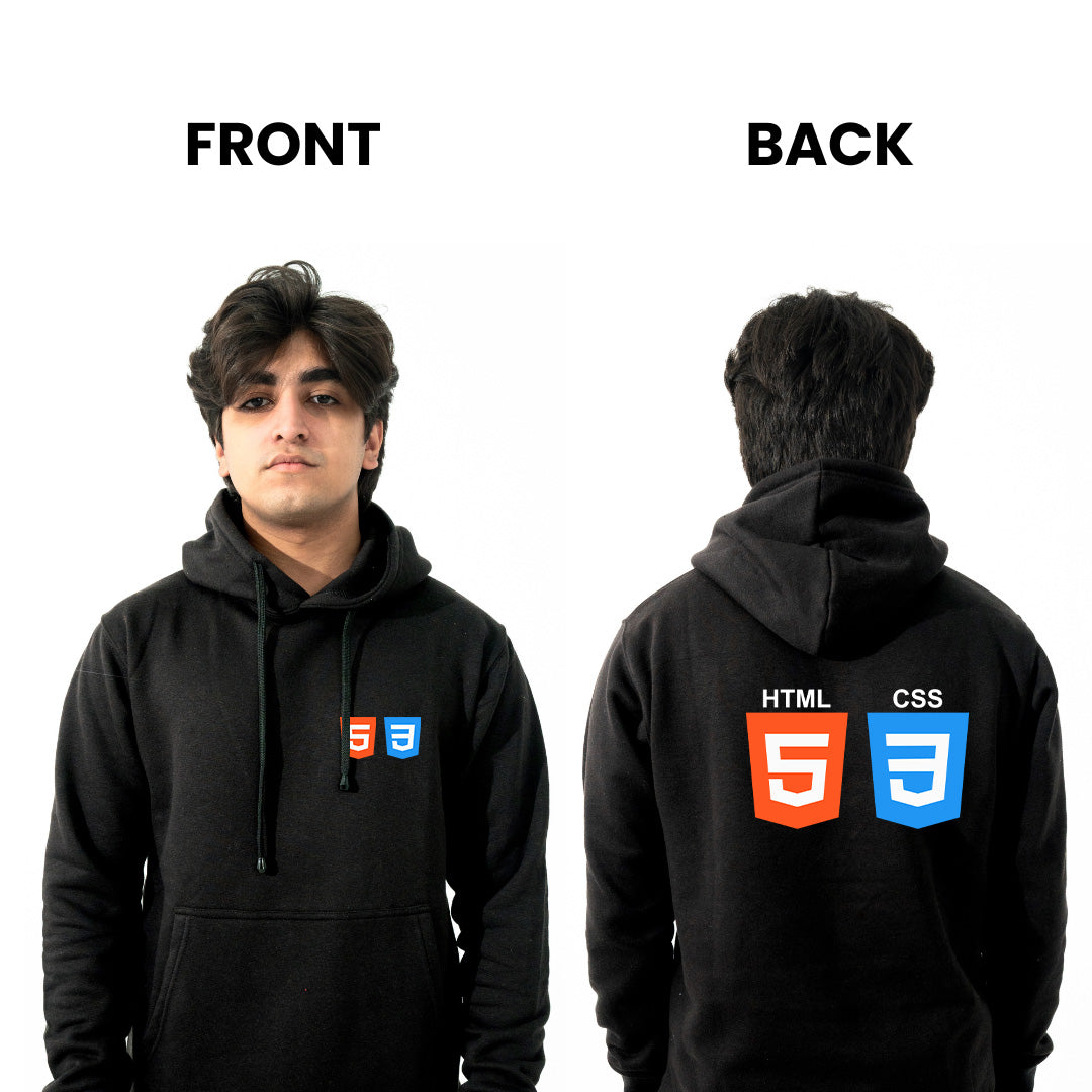 HTML CSS JavaScript Hoodie – Premium Hoodie for Web Developers & Programmers