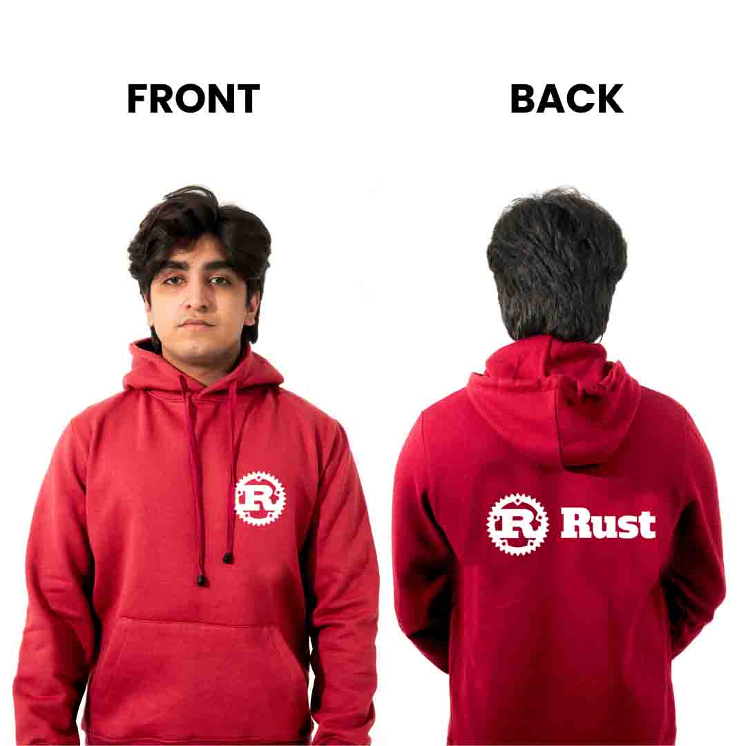Rust Hoodie for developers - Stylish & Comfortable for Coders