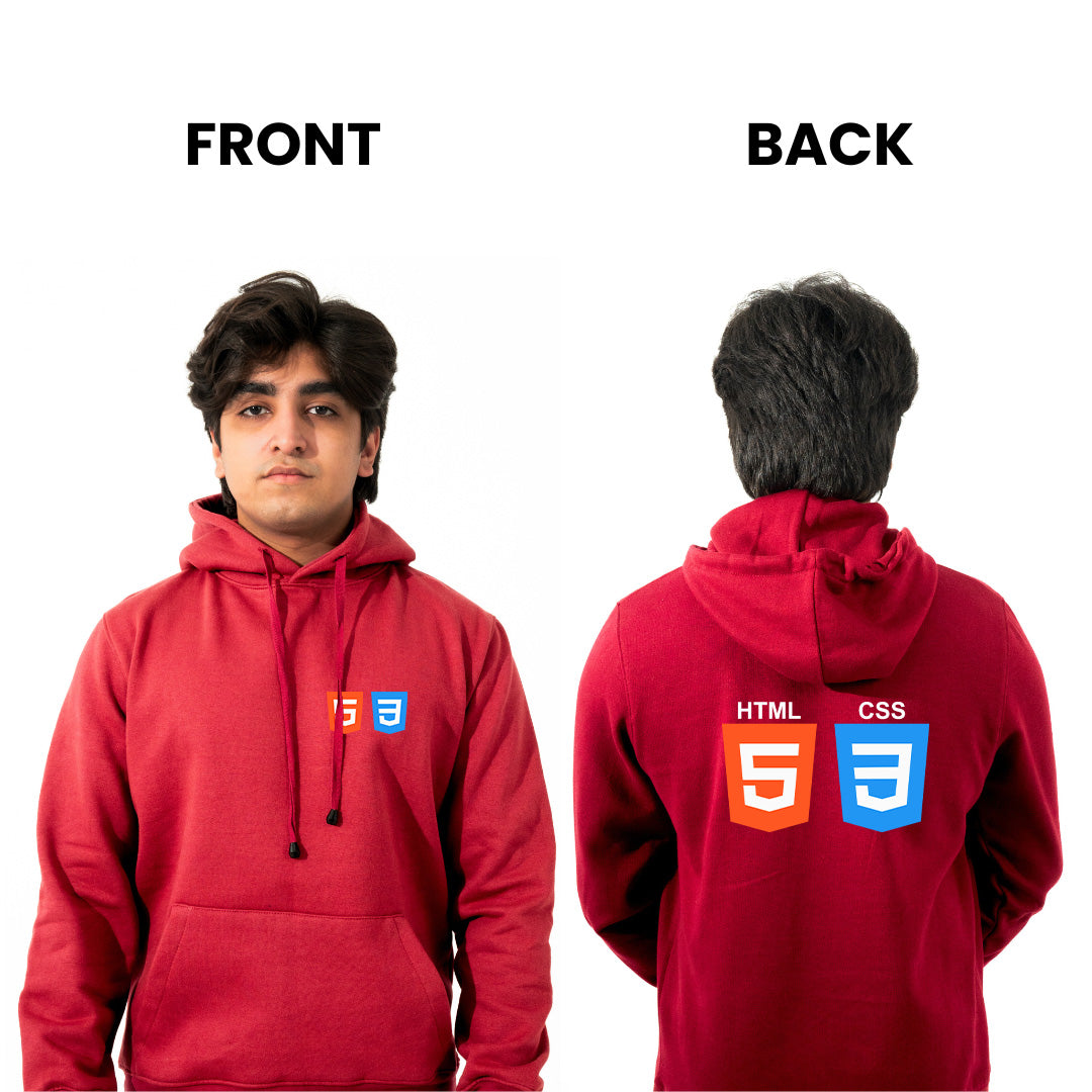 HTML CSS JavaScript Hoodie – Premium Hoodie for Web Developers & Programmers