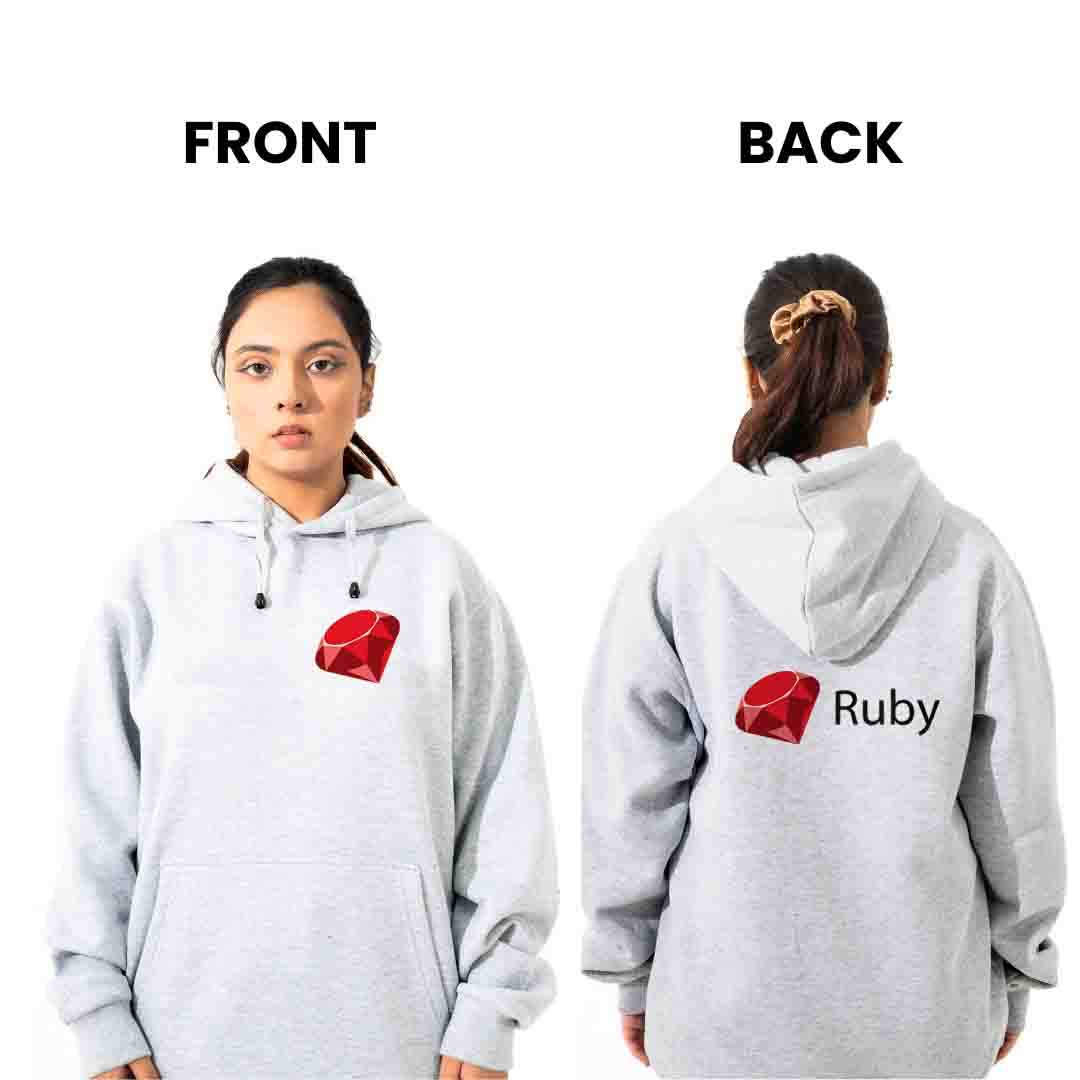 Ruby Hoodie for developers - Stylish & Comfortable for Coders