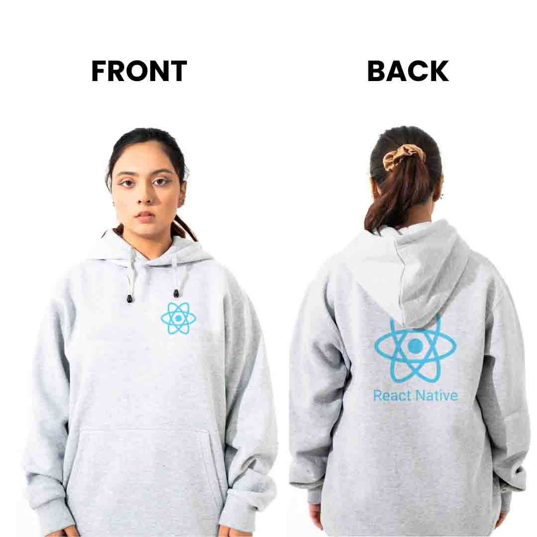 React Native Hoodie for Developers - Premium Cotton Fleece