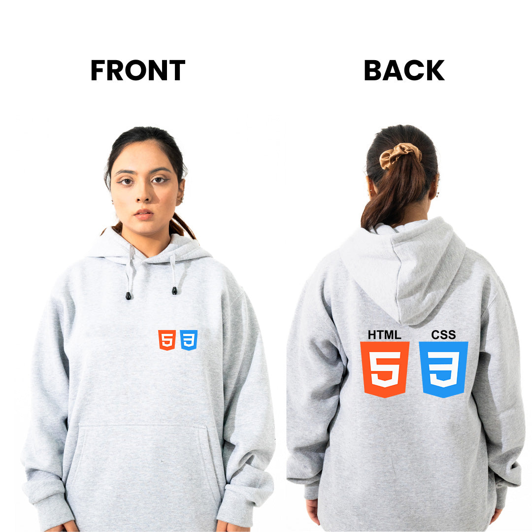 HTML CSS JavaScript Hoodie – Premium Hoodie for Web Developers & Programmers