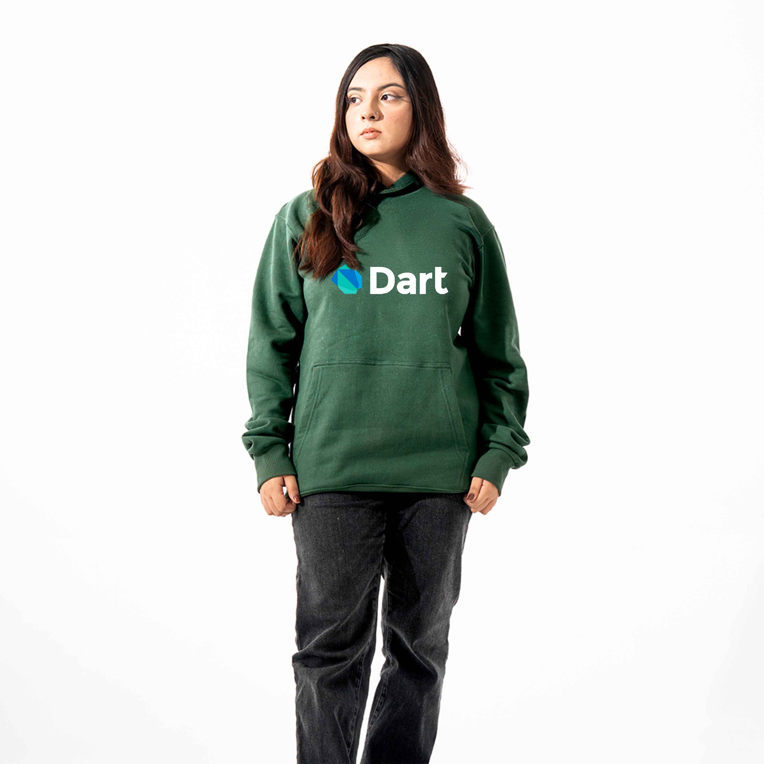 Dart Hoodie for Developers - Premium Cotton Fleece