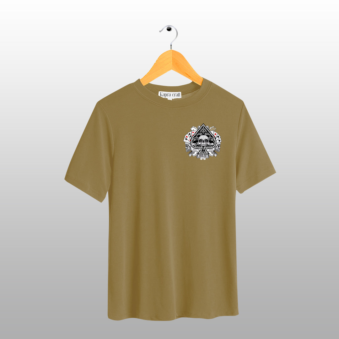 Ace of Spades Skull Graphic T-Shirt