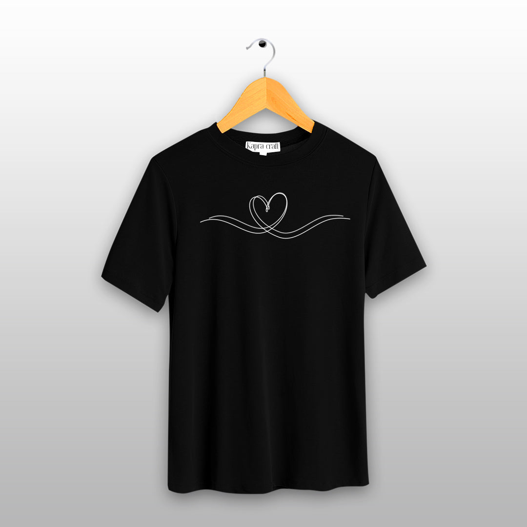Heart Wave Oversize Tee