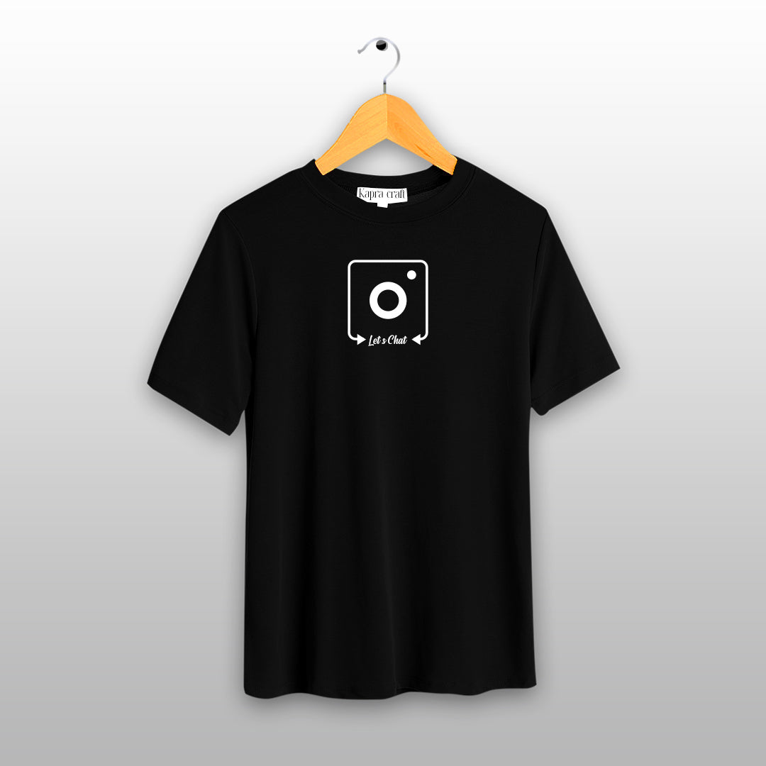 Customize Scan Insatgram Print T-Shirt