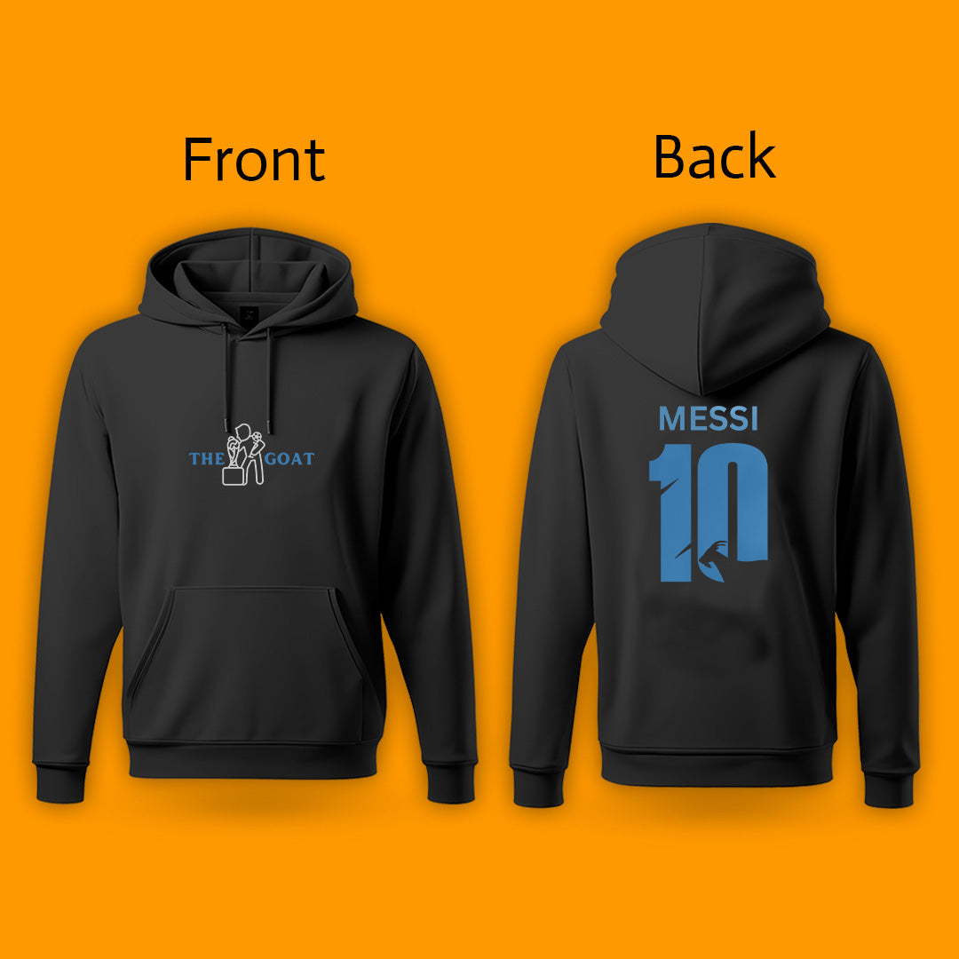 The GOAT Messi Hoodie - Premium Comfort for Football Fans