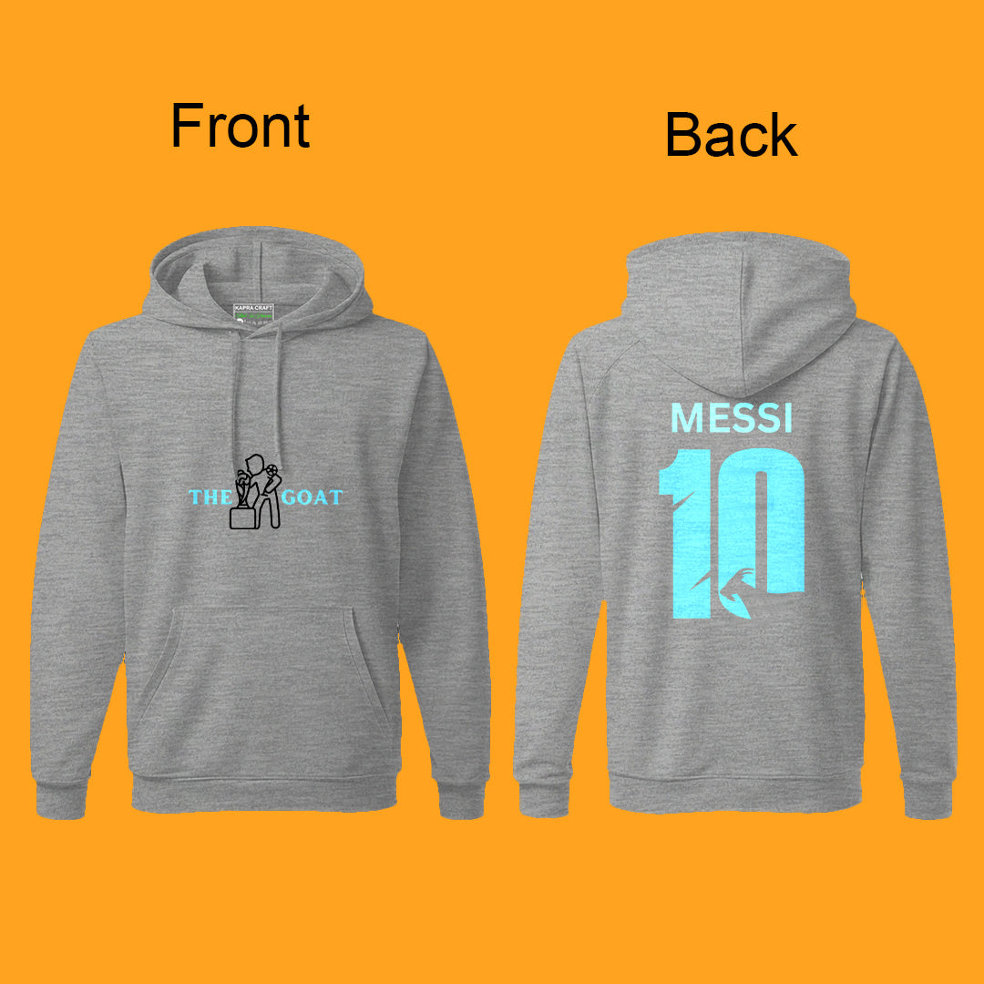 The GOAT Messi Hoodie - Premium Comfort for Football Fans