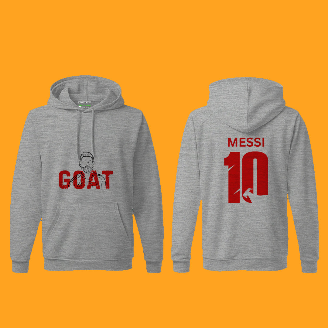The GOAT Messi Hoodie - Premium Comfort for Football Fans