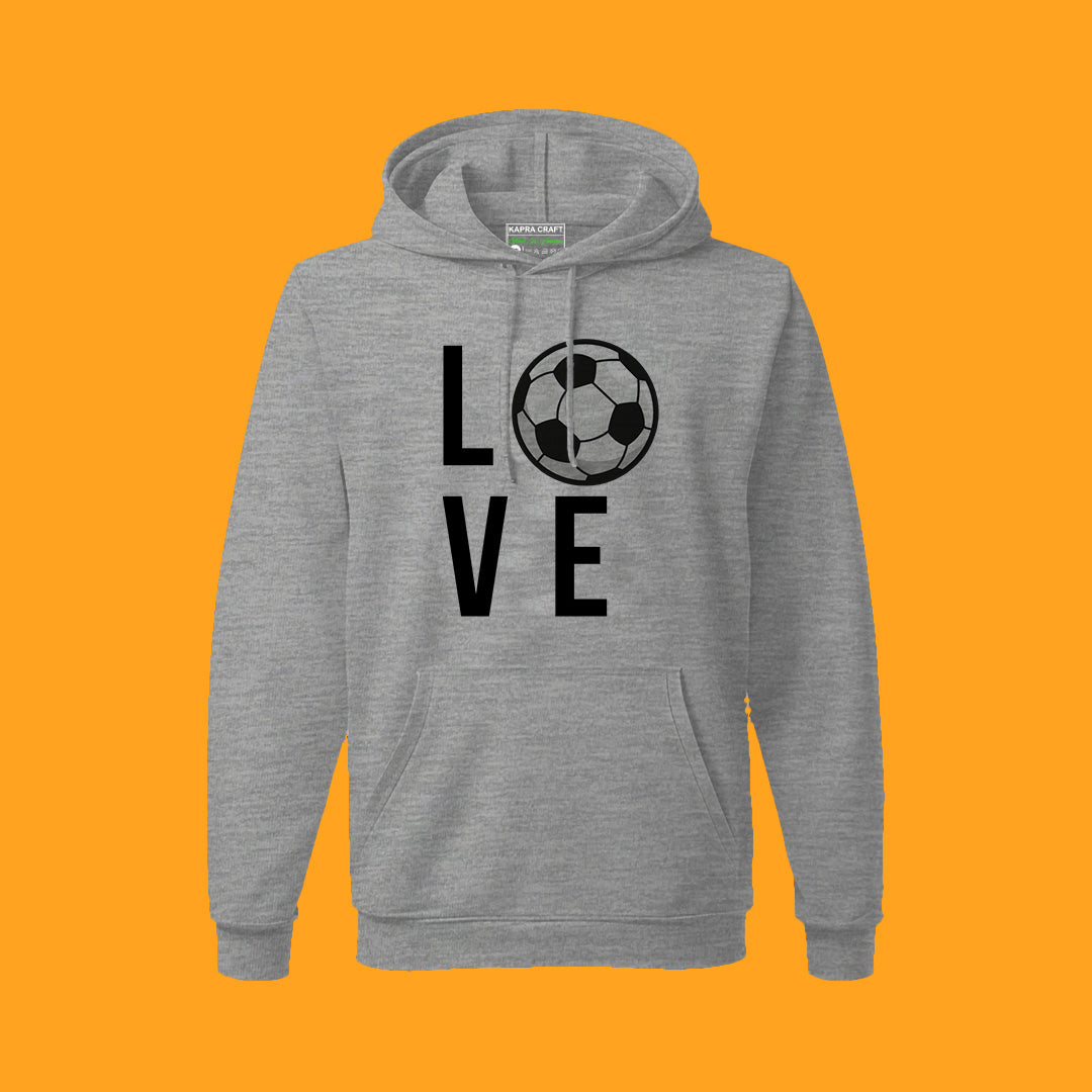Football Is Love Hoodie - Cozy & Stylish for Fans