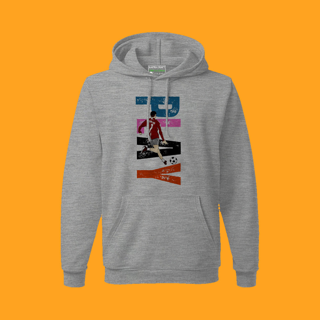 Play with Ronaldo Hoodie - Premium Comfort for Football Fans