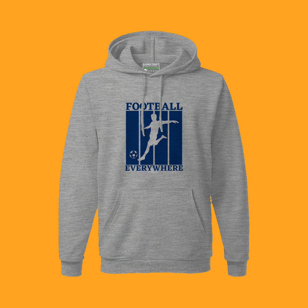 Football Everywhere Hoodie - Cozy & Durable for Fans