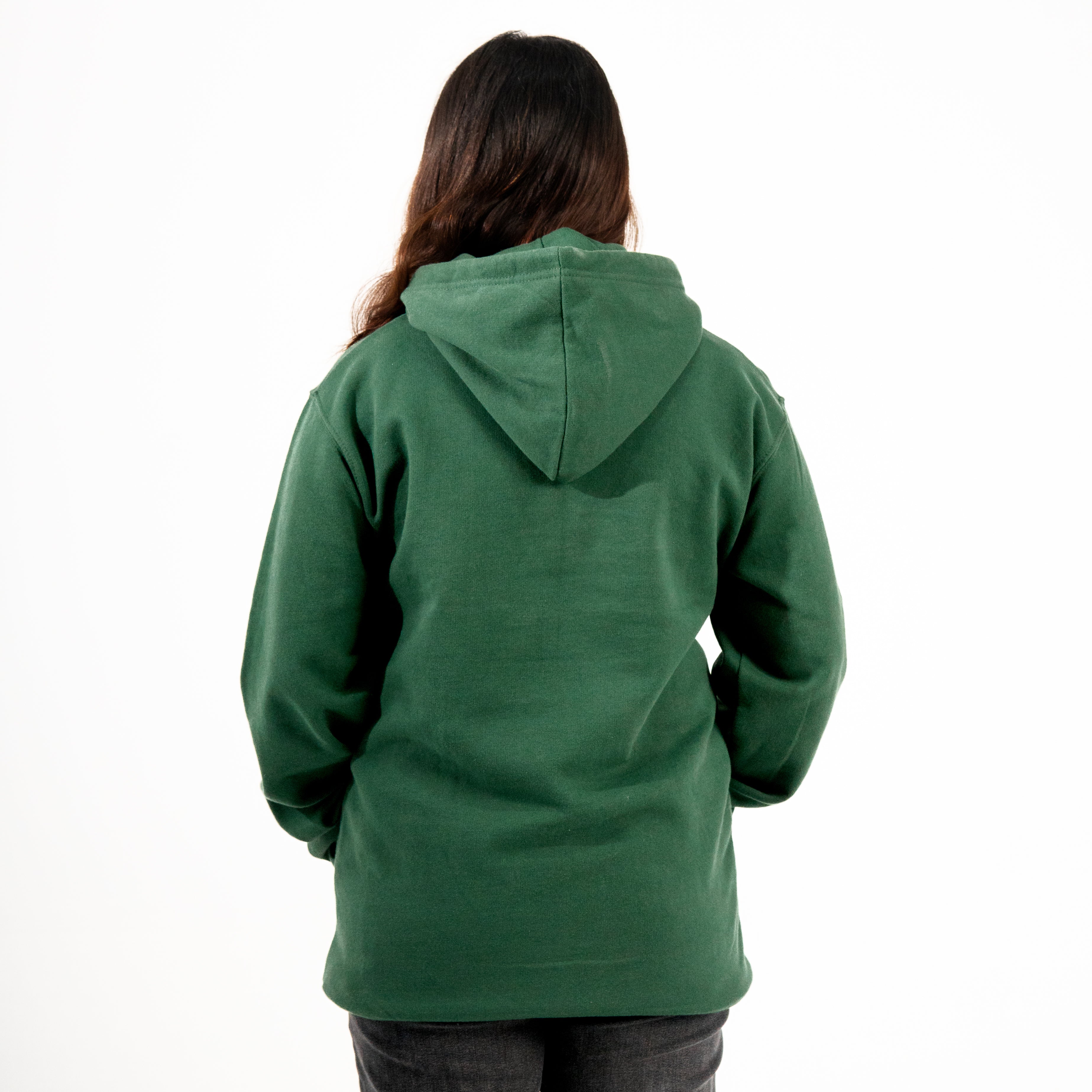 Dark Green Plain Hoodie - Winter Wear for Men & Women in Pakistan