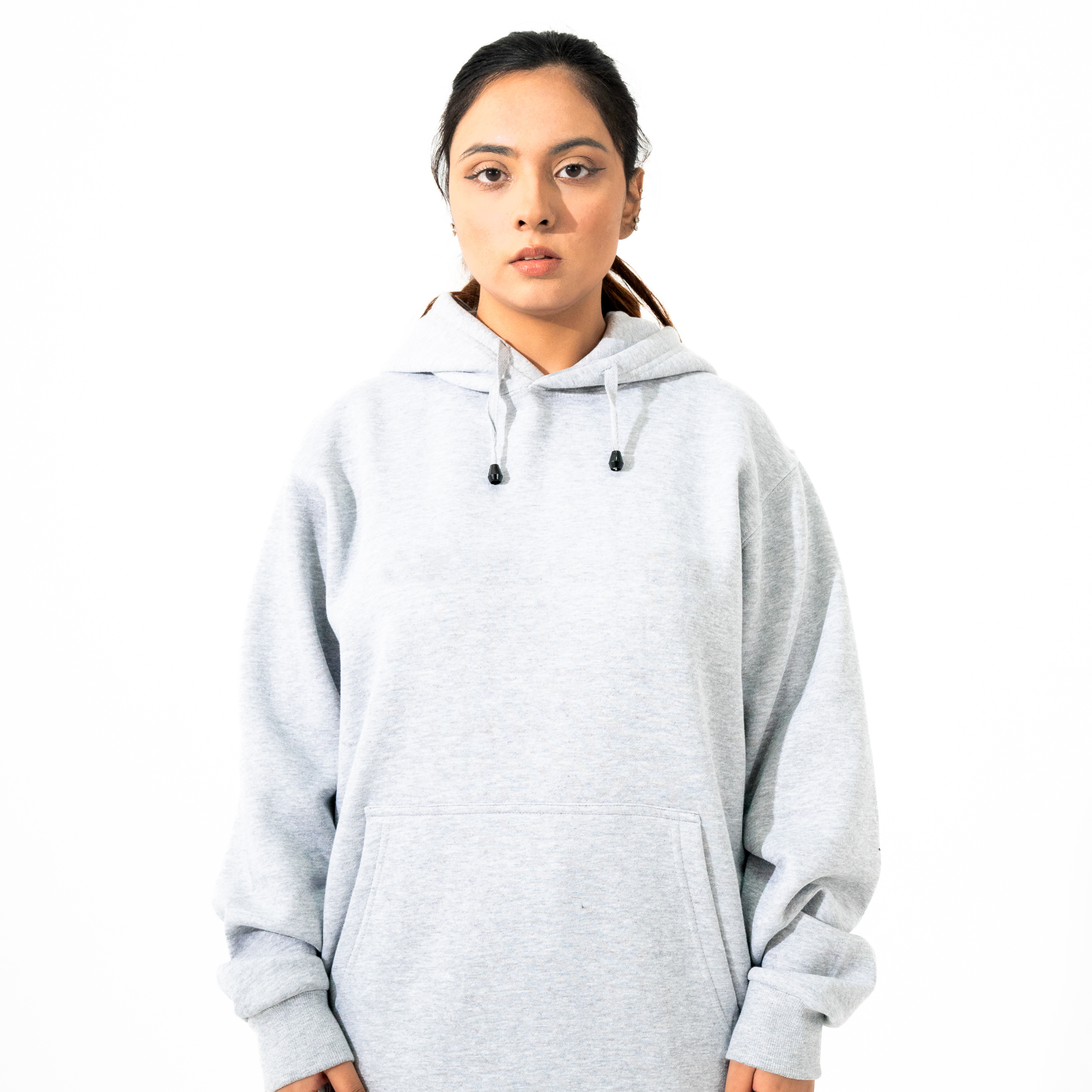Grey Plain Hoodie - Winter Wear for Men & Women in Pakistan