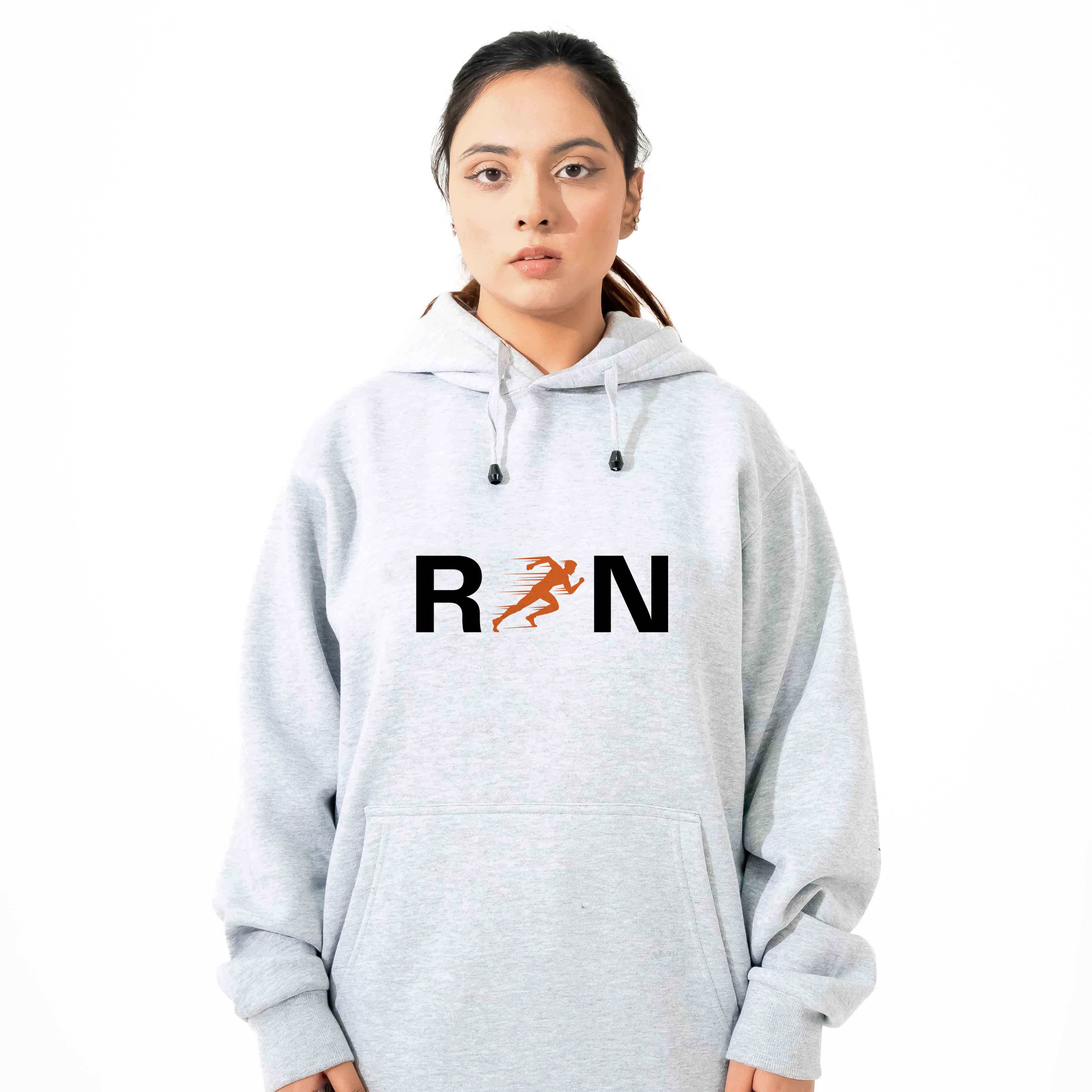 Run to Achieve Goals Hoodie - Motivational & Comfortable for Football Fans