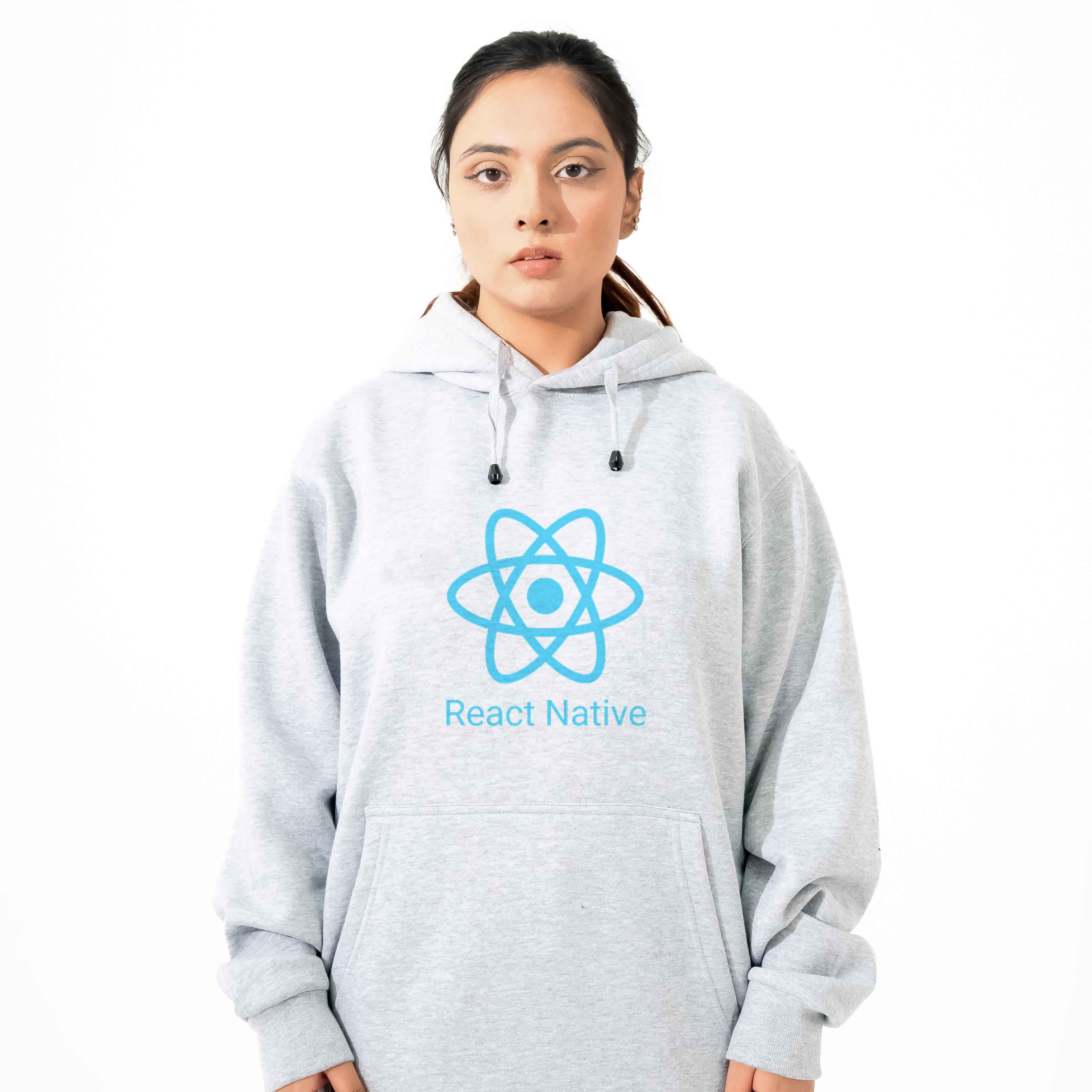 React Native Hoodie for Developers - Premium Cotton Fleece