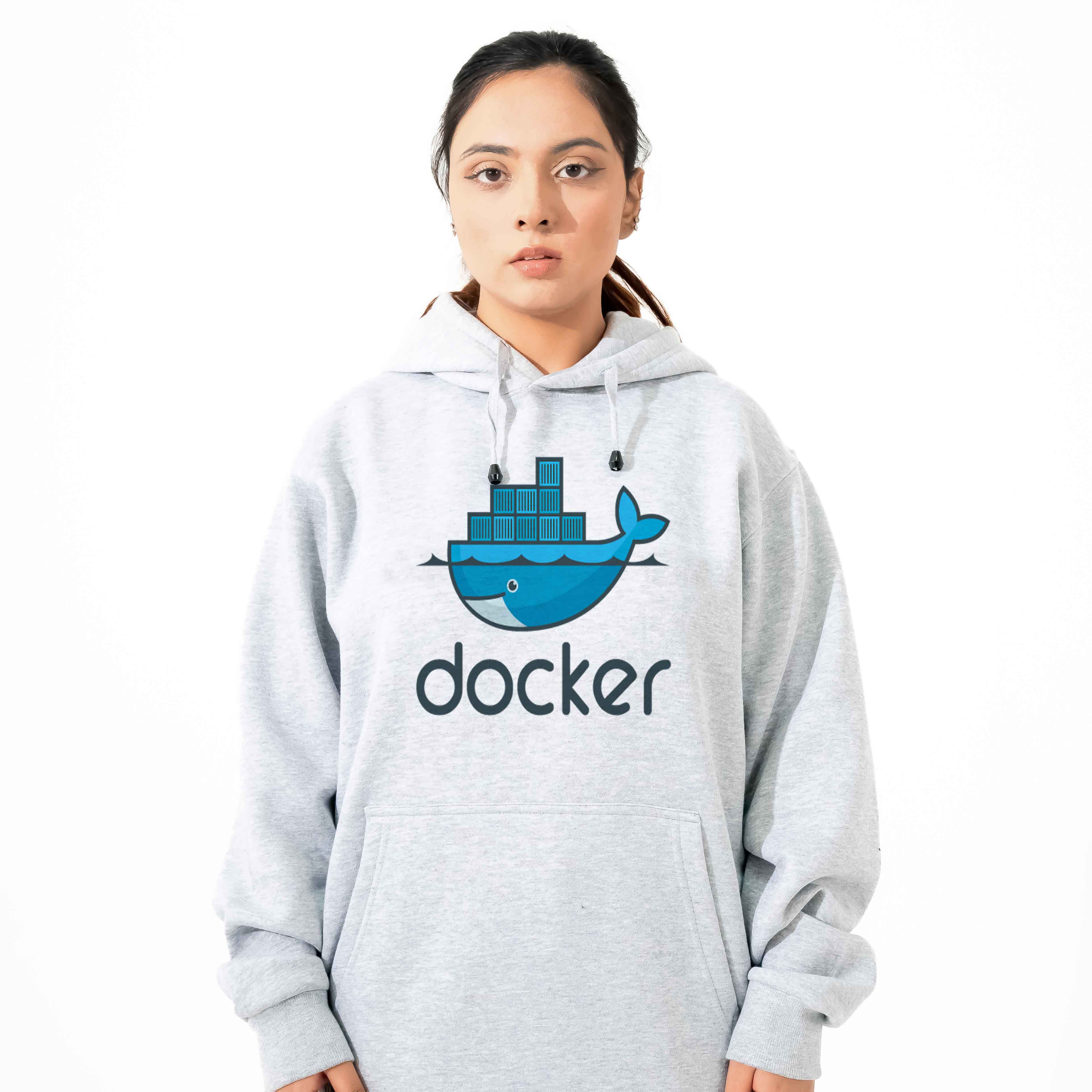 Docker Hoodie for Developers - Premium Fleece
