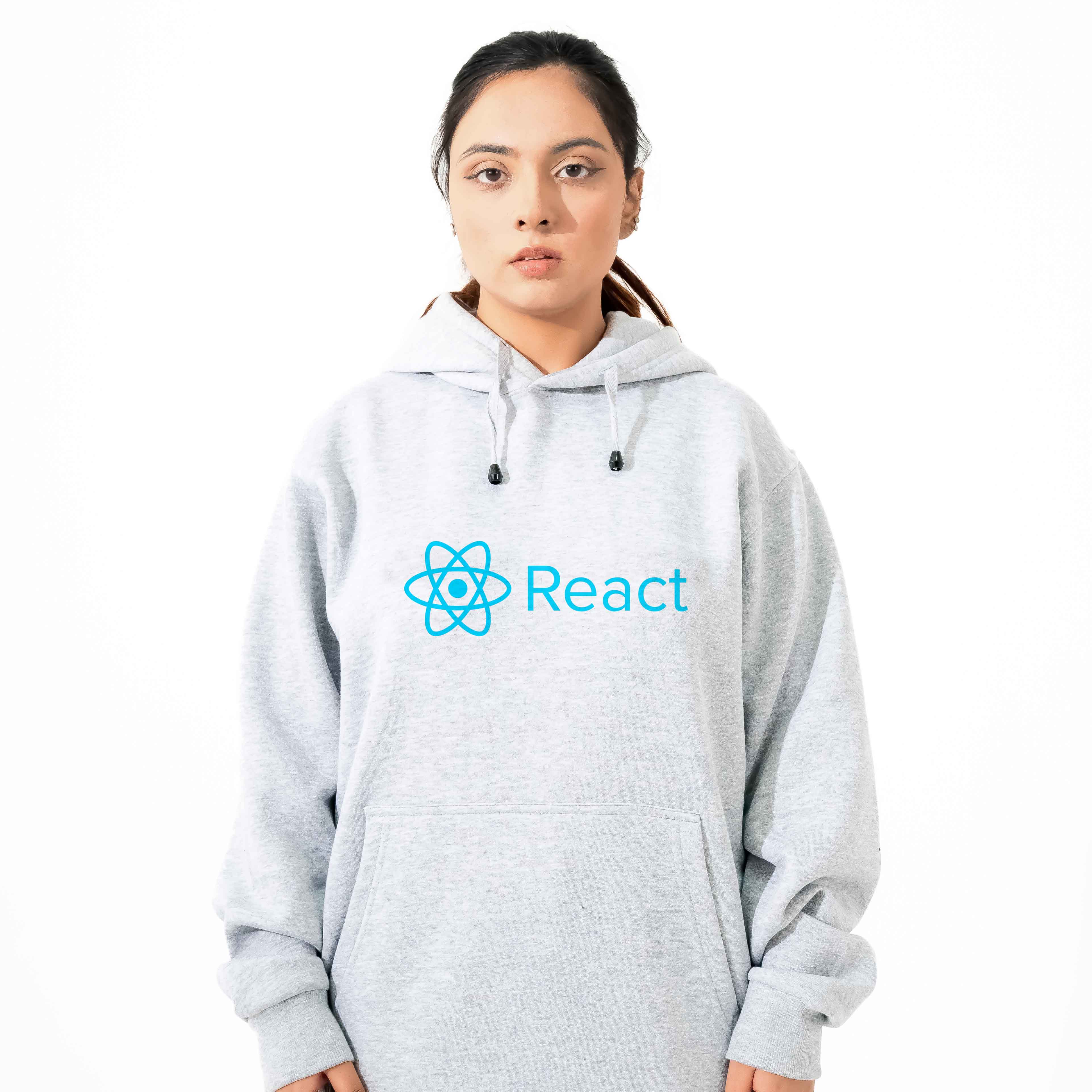 React Hoodie for Developers - Stylish & Comfortable for Coders