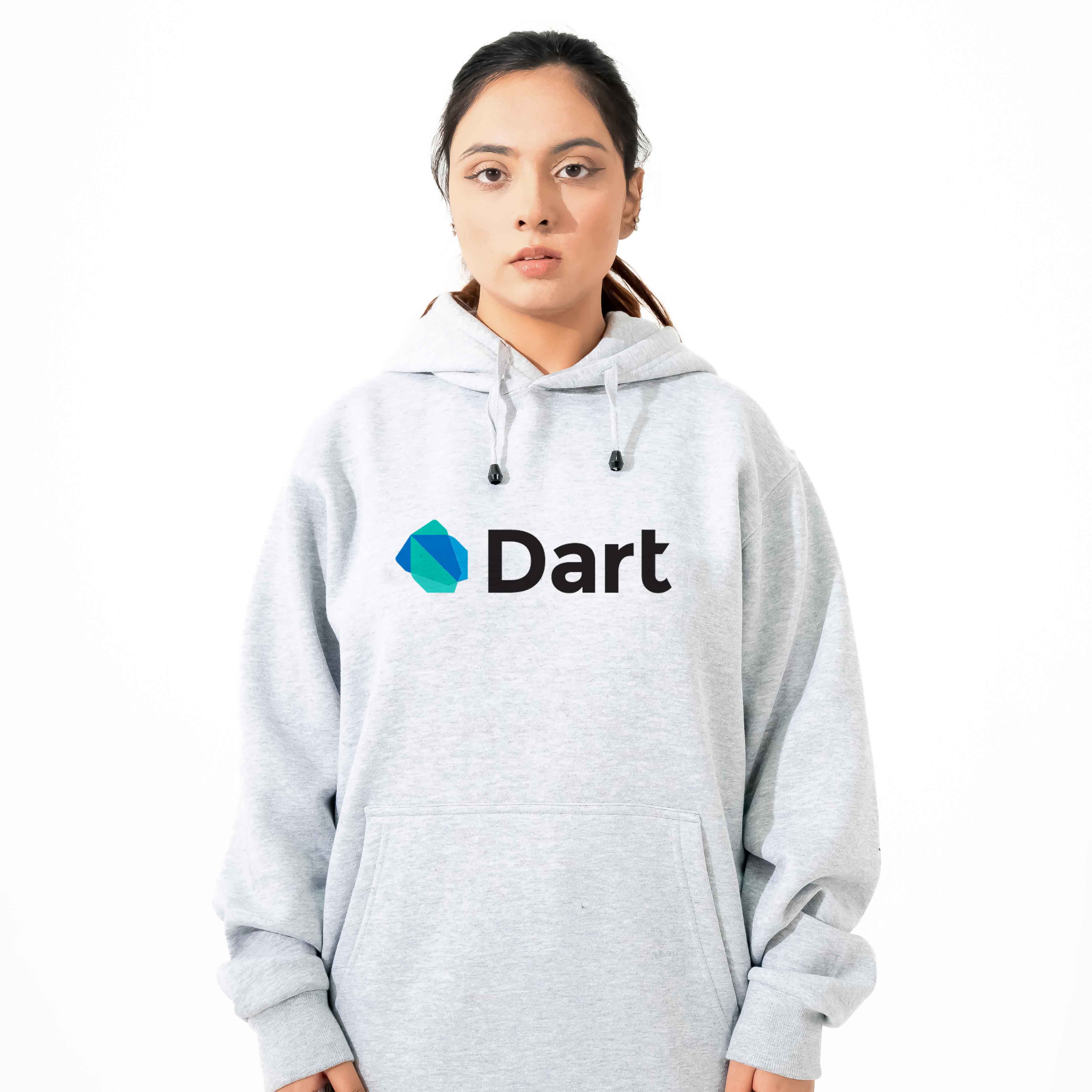 Dart Hoodie for Developers - Premium Cotton Fleece