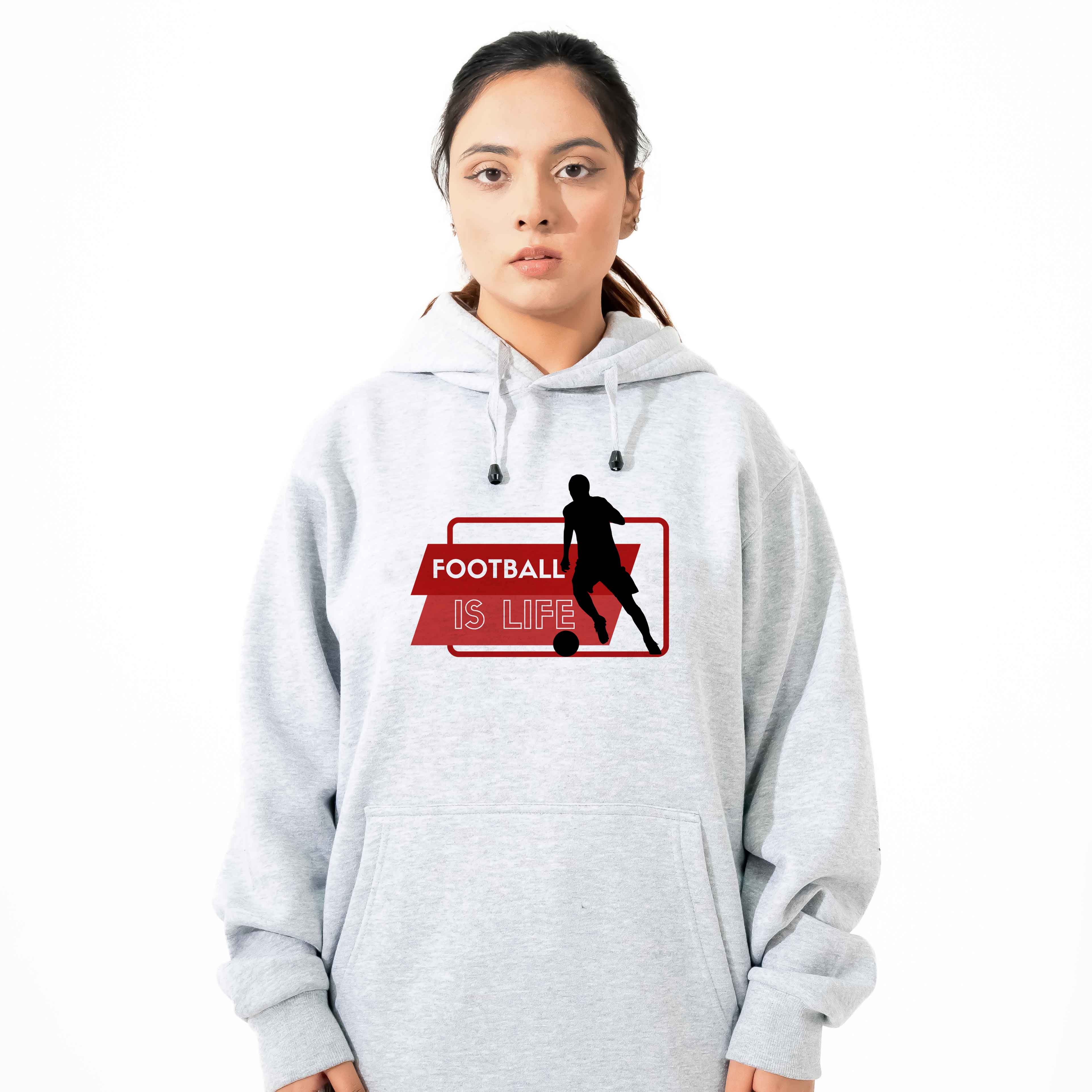 Football Is Life Messi Hoodie - Warm & Stylish for Fans