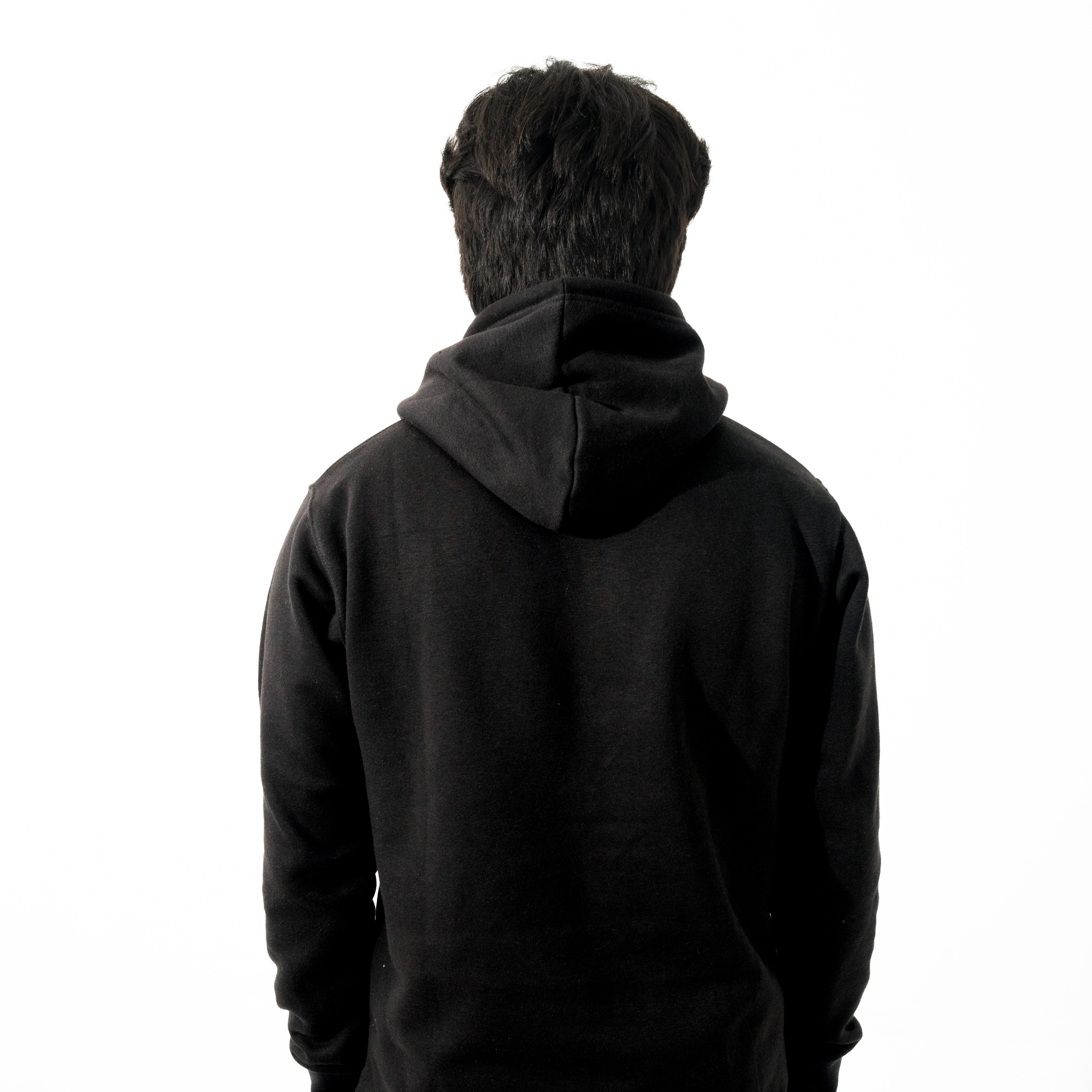 Black Plain Hoodie - Winter Wear for Men & Women in Pakistan