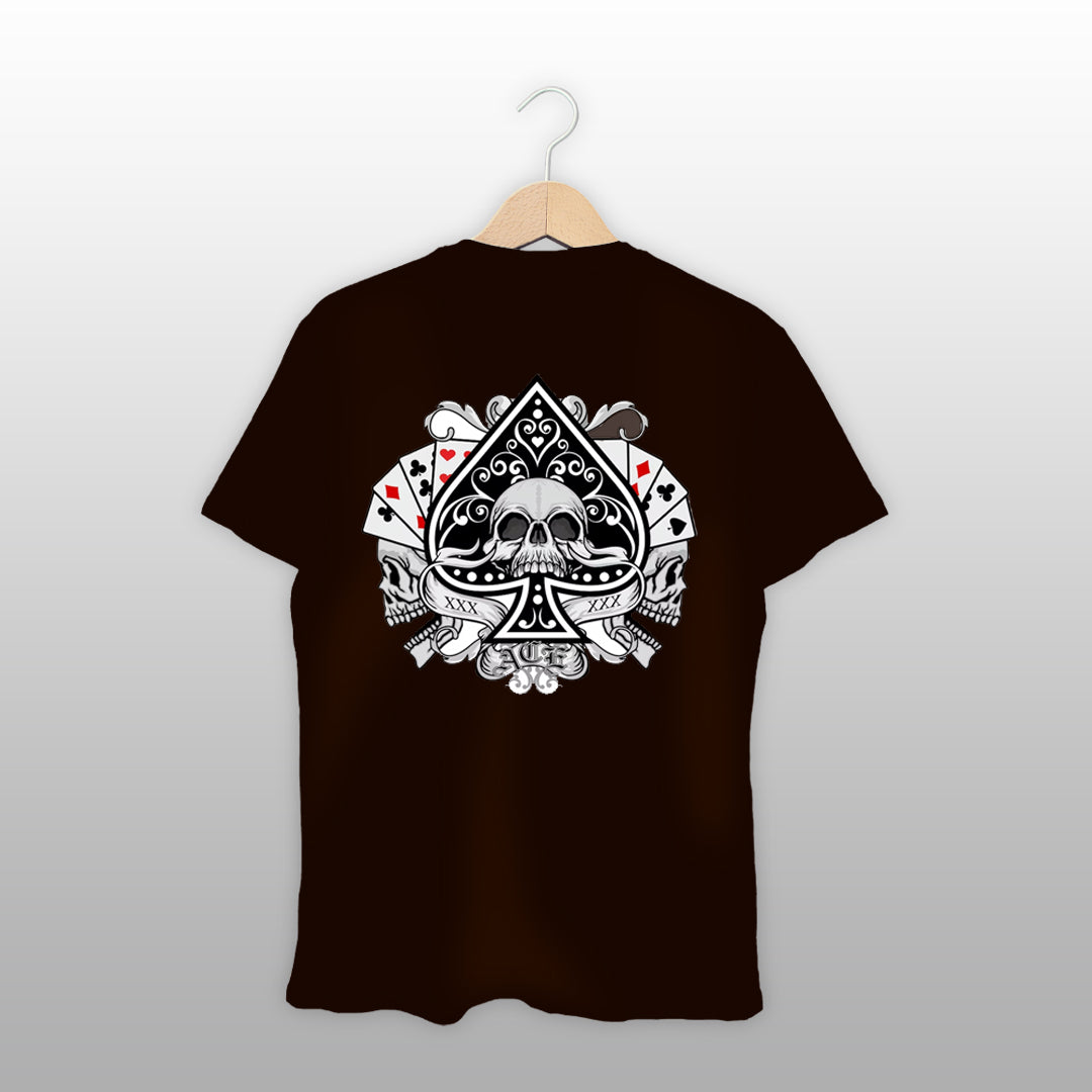 Ace of Spades Skull Graphic T-Shirt