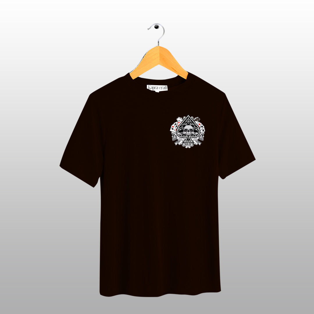 Ace of Spades Skull Graphic T-Shirt