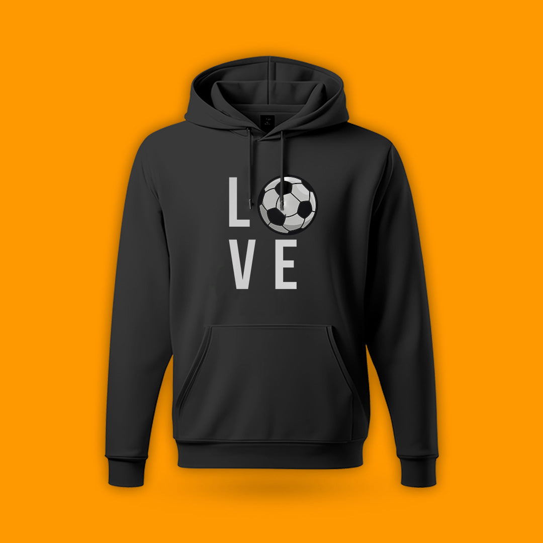 Football Is Love Hoodie - Cozy & Stylish for Fans