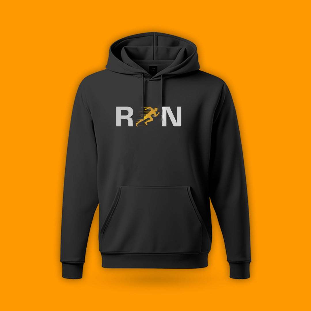 Run to Achieve Goals Hoodie - Motivational & Comfortable for Football Fans