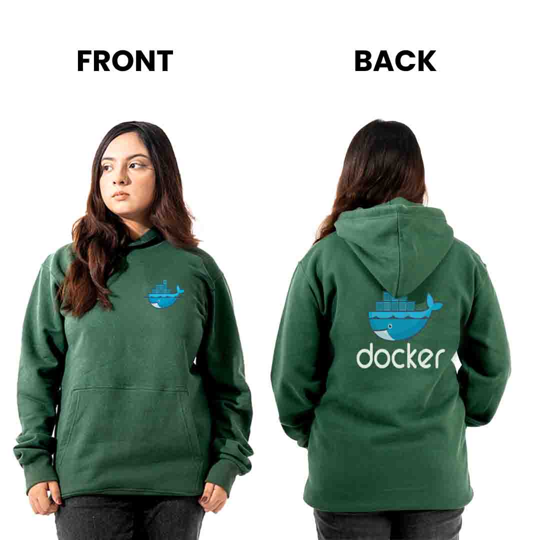 Docker Hoodie for Developers - Premium Fleece