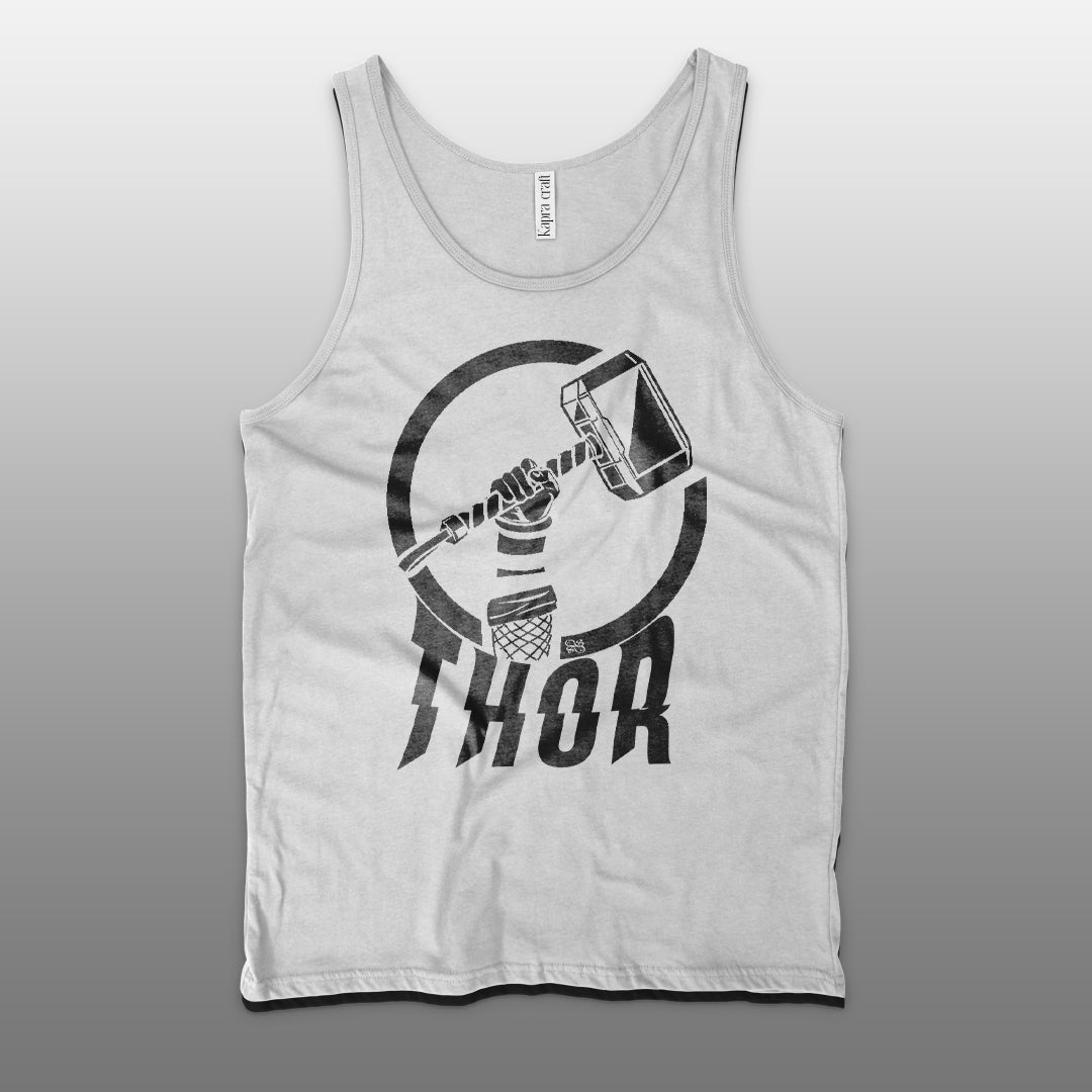 Thor's Hammer Iconic Tank Top - Marvel Fan Apparel
