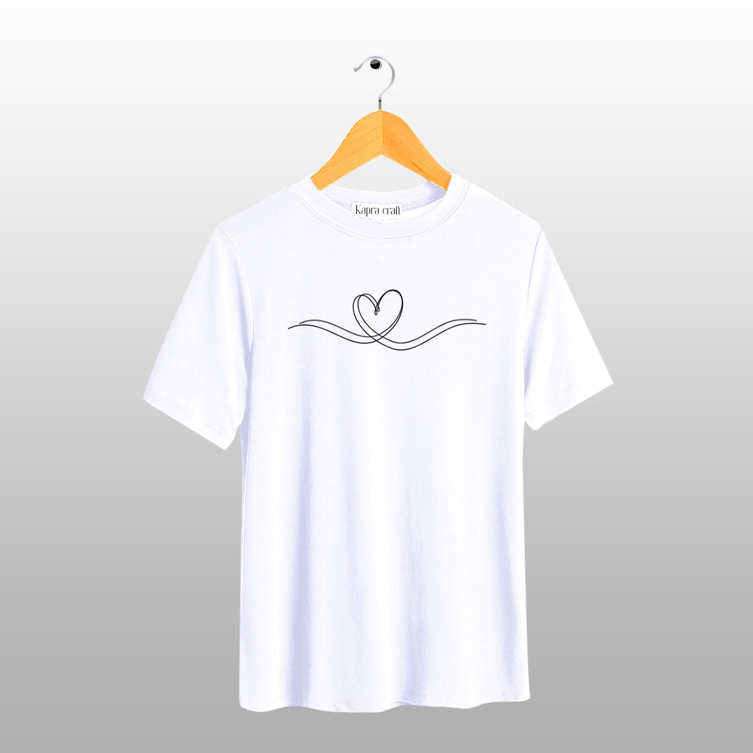 Heart Wave Oversize Tee