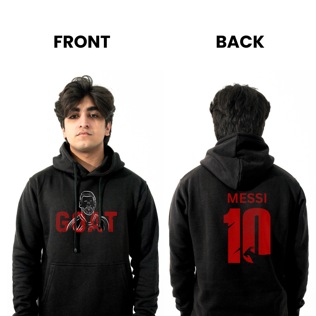 The GOAT Messi Hoodie - Premium Comfort for Football Fans