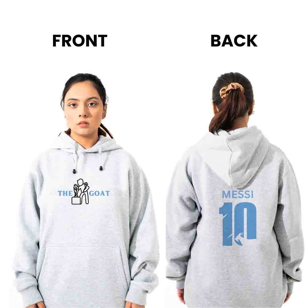 The GOAT Messi Hoodie - Premium Comfort for Football Fans