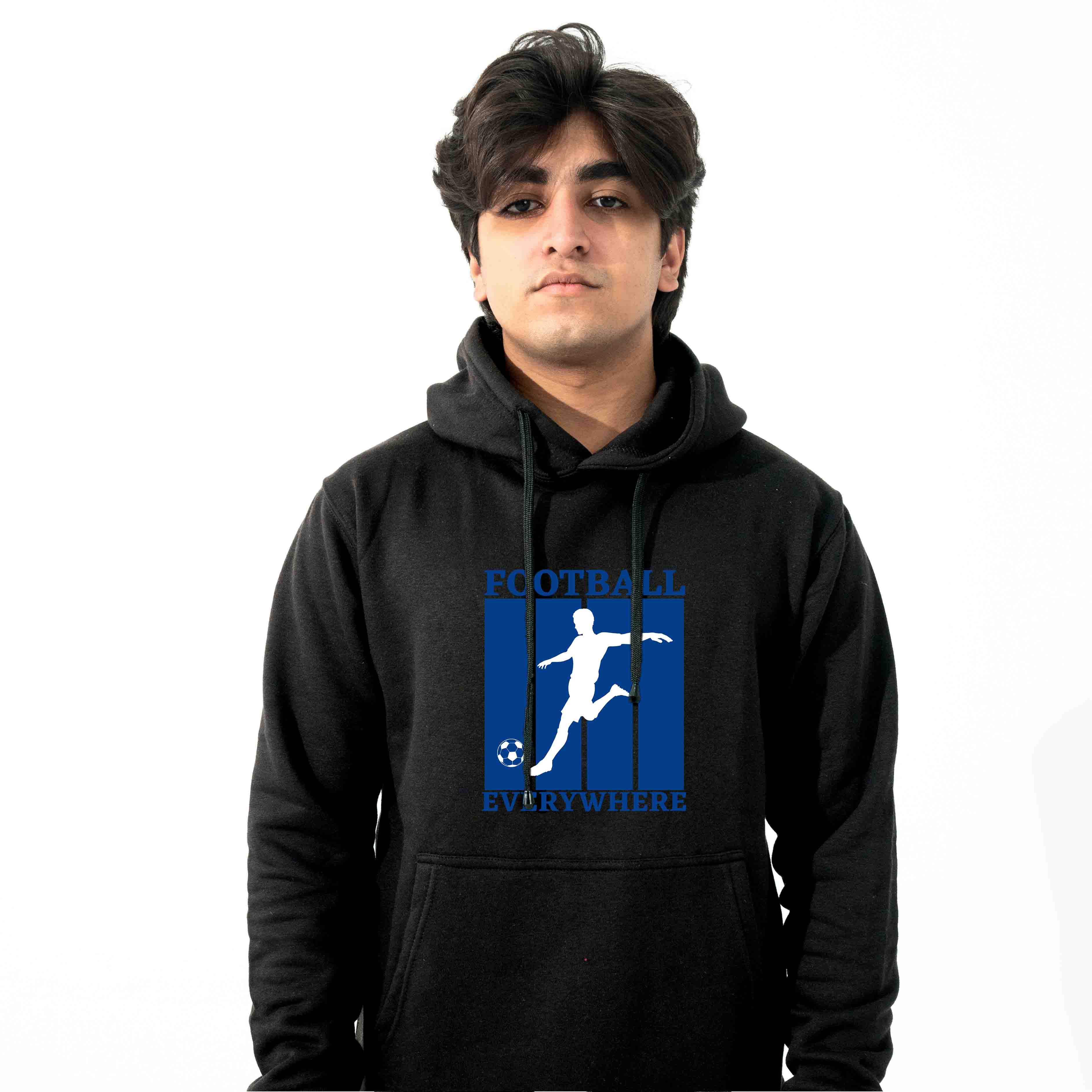 Football Everywhere Hoodie - Cozy & Durable for Fans